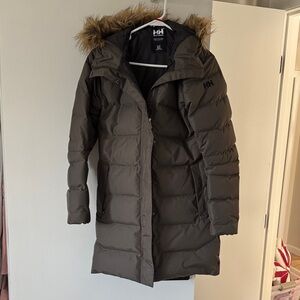 Helly Hansen Women's Dark Brown Puffer Jacket